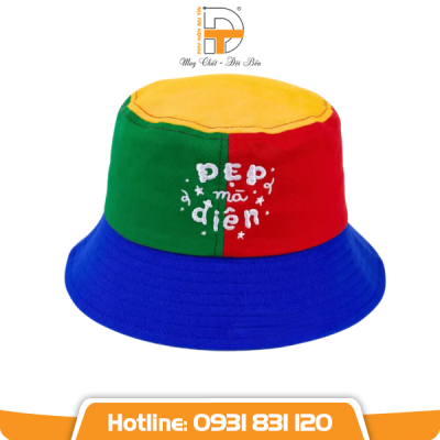 NÓN BUCKET PHỐI MÀU